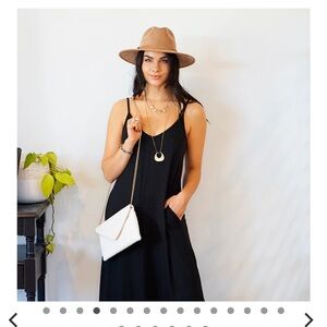 Skivy Femme Black Goddess Gown Maxi Dress small